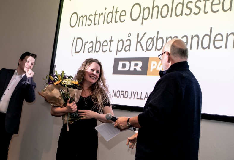 Årets vinder af Marenprisen: Marie Bergmann fra DR Nordjylland for “Drabet på købmanden” og afsløringen af svigt på opholdsstedet Hjorthøjgård